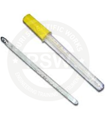 Mercury Thermometer Clinical, Prismatic, Dual Scale, Economy Model