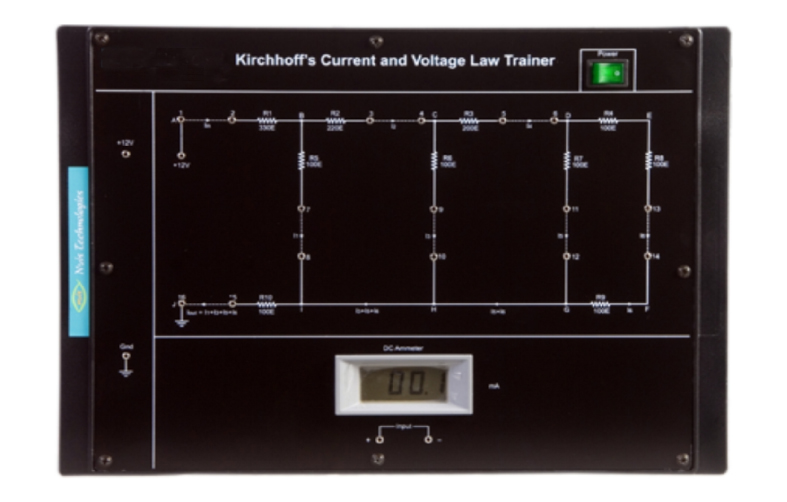 Kirchhoff's Current and Voltage Law Trainer