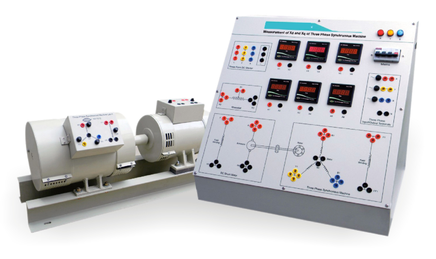 Measurement of Xd and Xq of Three Phase Synchronous Machine