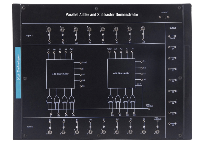 Parallel Adder and Subtractor Trainer