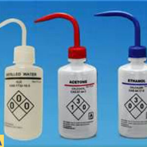 Self-Venting Labelled Narrow Wash Bottle