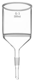 Buchner Funnel Cone At Stem With Sintered  Disc Porosity Grade G-0 to G-4