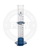 Measuring Cylinder With Plastic  Base And Protection Collar Class B