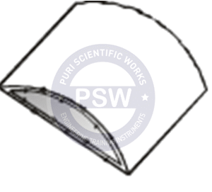 Stamp Cum Container (Half Leaf)