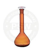 Volumetric Flask Amber