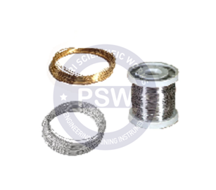 Wires (1) Brass (2) Steelwire (3) Nichrome